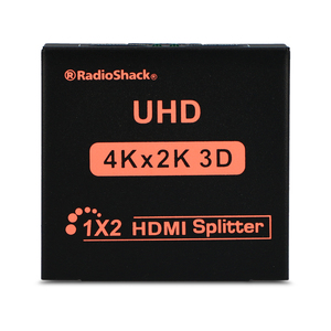 Divisor de Señal 2 HDMI Splitter HY02 RadioShack / Negro