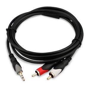 Cable de Audio Divisor Estéreo a 2 RCA RadioShack 1.8 m Plástico