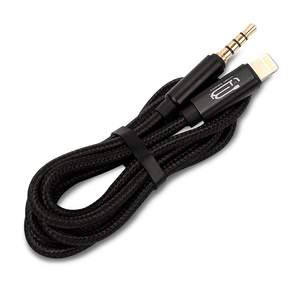 Cable Auxiliar a Lightning USB Urban Balance / 1 m / Negro Cable Auxiliar a Lightning USB Urban Balance / 1 m / Negro