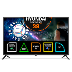 Pantalla Hyundai Smart TV HYLED399AIM 39 pulg. Led FHD