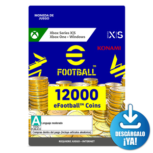 Efootball Coin / 1200 monedas de juego digitales / Xbox