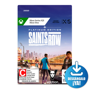 Saints Row 5 Edición Platinum Juego Digital Xbox Series X·S Xbox One Descargable