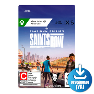Saints Row 5 Edición Platinum Juego Digital Xbox Series X·S Xbox One Descargable Saints Row 5 Edición Platinum Juego Digital Xbox Series X·S Xbox One Descargable