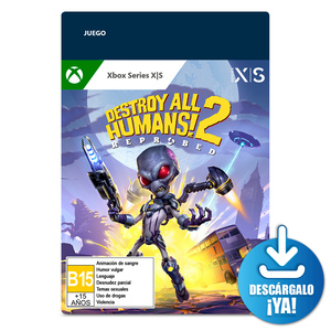 Destroy All Humans 2 Reprobed / Juego digital / Xbox One / Xbox Series X·S / Descargable