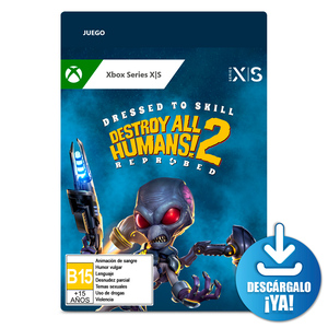 Destroy All Humans 2 Skill / Juego digital / Xbox Series X·S / Descargable Destroy All Humans 2 Skill / Juego digital / Xbox Series X·S / Descargable