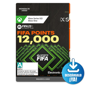 FIFA 23 EA Sports Ultimate Team Points 12000 Monedas de Juego Digital Xbox Series X·S y Xbox One Descargable
