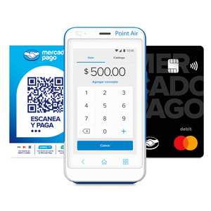 Kit Lector de Tarjetas Bancarias Mercado Pago Point Air / Bluetooth / WiFi / Blanco Kit Lector de Tarjetas Bancarias Mercado Pago Point Air / Bluetooth / WiFi / Blanco