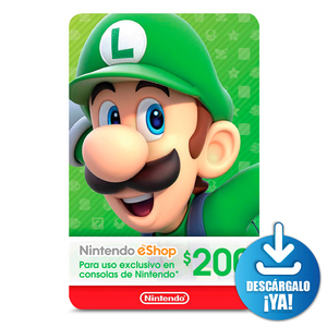Tarjeta de Regalo Nintendo eShop 200