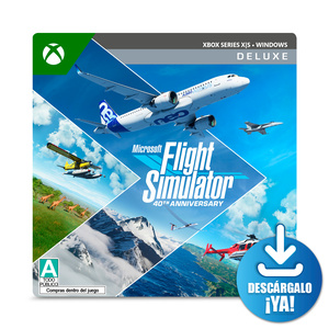 Microsoft Flight Simulator Deluxe 40 Aniversario Windows/Series X·S Descargable