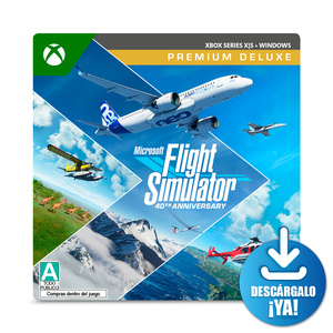 Microsoft Flight Simulator Premium Deluxe 40 Aniversario Windows/Series X·S Descargable