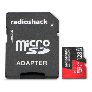 Tarjeta Micro SD RadioShack Clase 10 U3 128 gb