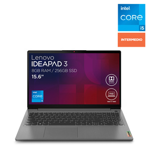 Laptop Lenovo IdeaPad 3 15.6 pulg. Intel Core i5 256gb SSD 8gb