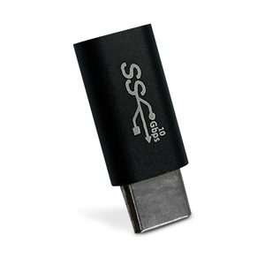 Adaptador Tipo C UB Recto Negro Adaptador Tipo C UB Recto Negro