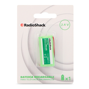 Batería Recargable para Teléfono Inalámbrico NI-MH RadioShack 2.4V 600mAh Batería Recargable para Teléfono Inalámbrico NI-MH RadioShack 2.4V 600mAh