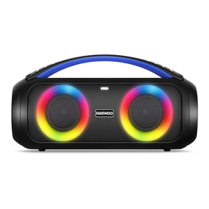 Bocina Daewoo Boombox LED Bluetooth Negro Bocina Daewoo Boombox LED Bluetooth Negro