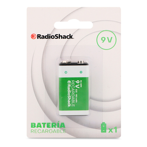 Pila Recargable NI-MH RadioShack 9V 180mAh Pila Recargable NI-MH RadioShack 9V 180mAh