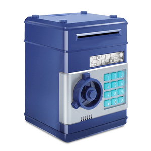 Alcancía DBugg Tipo Caja Fuerte Azul Alcancía DBugg Tipo Caja Fuerte Azul