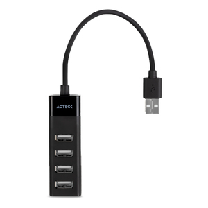 Hub Acteck 4 Puertos USB Negro