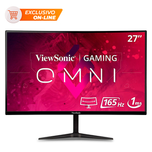 Monitor Gamer Curvo ViewSonic VX2718-2KPC-MHD Omni 27 pulg. QHD FreeSync Premium