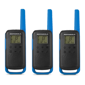 Radios de Dos Vías Talkabout T270 Motorola 22 canales 40 Km 3 piezas