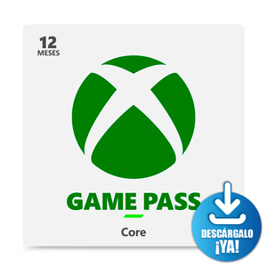Xbox Game Pass Core Suscripción 12 mes Xbox Descargable