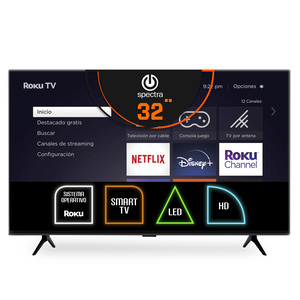 Pantalla Smart TV 32 pulgadas Spectra HD LED Roku 32-RSP Pantalla Smart TV 32 pulgadas Spectra HD LED Roku 32-RSP