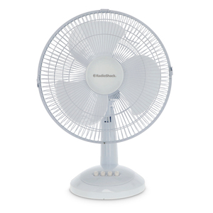 Ventilador para Escritorio RadioShack 3 velocidades 12 pulg. Blanco Ventilador para Escritorio RadioShack 3 velocidades 12 pulg. Blanco