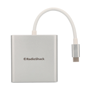 Adaptador 3 en 1 Radio Shack Tipo C 10 cm Adaptador 3 en 1 Radio Shack Tipo C 10 cm