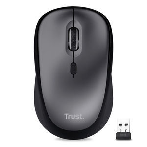 Mouse Inalámbrico YVI Trust Negro Mouse Inalámbrico YVI Trust Negro
