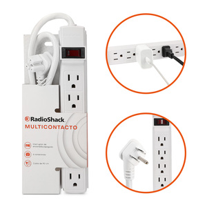 Extensor 6 Salidas RadioShack Blanco Extensor 6 Salidas RadioShack Blanco