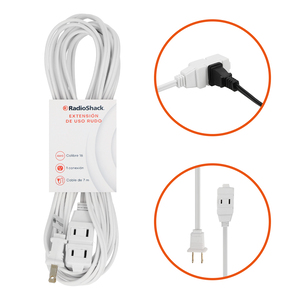 Extensión Eléctrica 7 m Uso Interior y Exterior RadioShack  Extensión Eléctrica 7 m Uso Interior y Exterior RadioShack