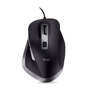 Mouse Alámbrico Fyda Trust 6 botones Negro Mouse Alámbrico Fyda Trust 6 botones Negro