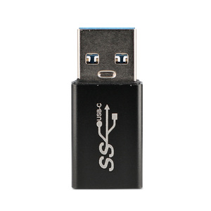 Adaptador Mini USB a Tipo C RadioShack Negro  Adaptador Mini USB a Tipo C RadioShack Negro