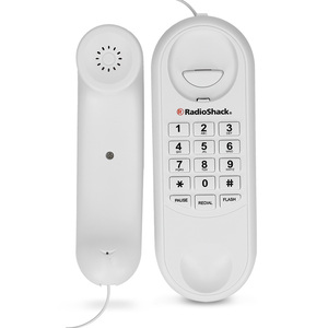 Teléfono Alámbrico Flash RadioShack Blanco Teléfono Alámbrico Flash RadioShack Blanco