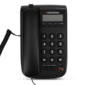 Teléfono Alámbrico con Alarma RadioShack Negro Teléfono Alámbrico con Alarma RadioShack Negro