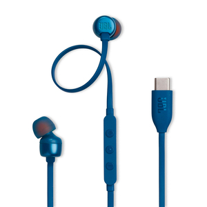 Audífonos Alámbricos JBL Tune 310C Tipo C Azul