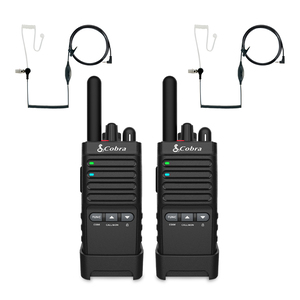 Walkie Talkie 67 km Cobra PX652 Negro 2 piezas Walkie Talkie 67 km Cobra PX652 Negro 2 piezas