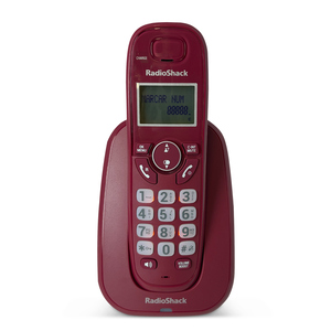 Teléfono Inalámbrico RadioShack Rojo Teléfono Inalámbrico RadioShack Rojo