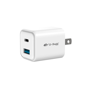 Cargador de Pared Plegable Dbugg Tipo C 35w Blanco  Cargador de Pared Plegable Dbugg Tipo C 35w Blanco