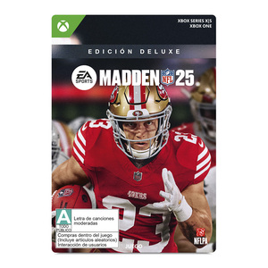 Madden NFL 25 Edición Deluxe Xbox One Series S/X Descargable Madden NFL 25 Edición Deluxe Xbox One Series S/X Descargable