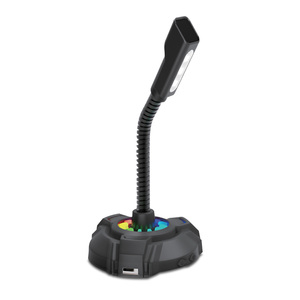 Micrófono Gamer RGB con Linterna HP 1.7 Metros  Micrófono Gamer RGB con Linterna HP 1.7 Metros