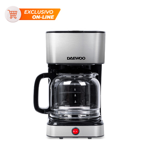 Cafetera de Acero Inoxidable Daewoo 12 tazas Acero Cafetera de Acero Inoxidable Daewoo 12 tazas Acero