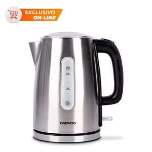 Hervidor de Agua Inalámbrico Daewoo 1.7 L Cromo Hervidor de Agua Inalámbrico Daewoo 1.7 L Cromo