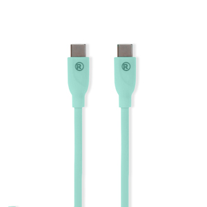 Cable USB 2.0 Tipo C a Tipo C RadioShack 1 m Turquesa Cable USB 2.0 Tipo C a Tipo C RadioShack 1 m Turquesa