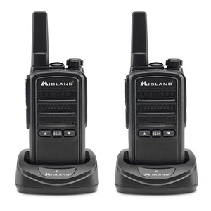 Walkie Talkie 32 km Midland BR10X2 Negro 2 piezas Walkie Talkie 32 km Midland BR10X2 Negro 2 piezas