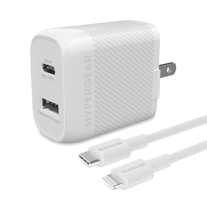 Cargador de Pared HyperGear 25W y 12W Blanco Cargador de Pared HyperGear 25W y 12W Blanco