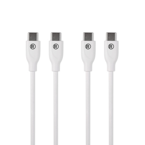 Cables USB 2.0 Tipo C a Tipo C RadioShack 1 m Blanco 2 piezas Cables USB 2.0 Tipo C a Tipo C RadioShack 1 m Blanco 2 piezas