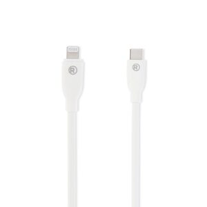 Cable USB C 2.0 a Lightning RadioShack 1 m Blanco  Cable USB C 2.0 a Lightning RadioShack 1 m Blanco