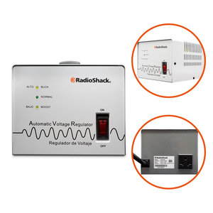 Compensador de Voltaje RadioShack Doble Protección 2500VA Blanco Compensador de Voltaje RadioShack Doble Protección 2500VA Blanco