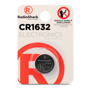 Pila de Litio Botón CR 1632 RadioShack